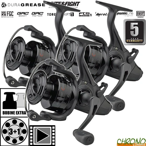 Moulinet Prologic Débrayable C-Series 6000 BF (les 3) 3 Moulinet Prologic Débrayable C-Series 6000 BF (les 3)