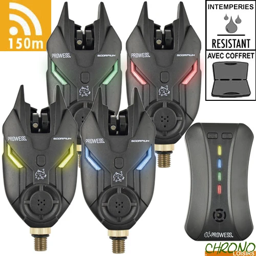 Coffret Prowess Centrale + 4 Détecteurs Scorpium 3 Coffret Prowess Centrale + 4 Détecteurs Scorpium