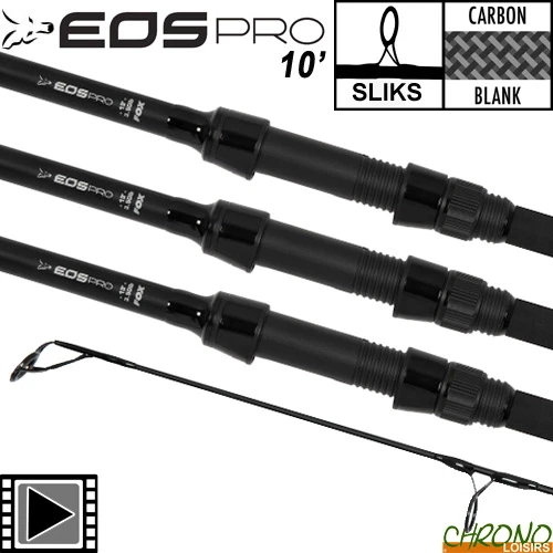 Canne Fox EOS Pro 10' 3.5lbs (les 3) 3 Canne Fox EOS Pro 10' 3.5lbs (les 3)