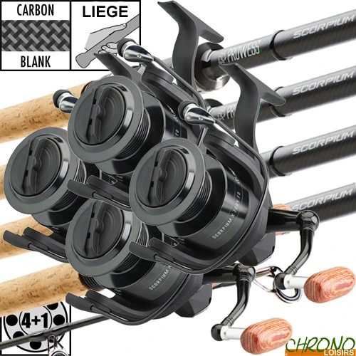 Ensemble Prowess Scorpium Full Cork 10' 3lbs X 7004 (les 4) 3 Ensemble Prowess Scorpium Full Cork 10' 3lbs X 7004 (les 4)