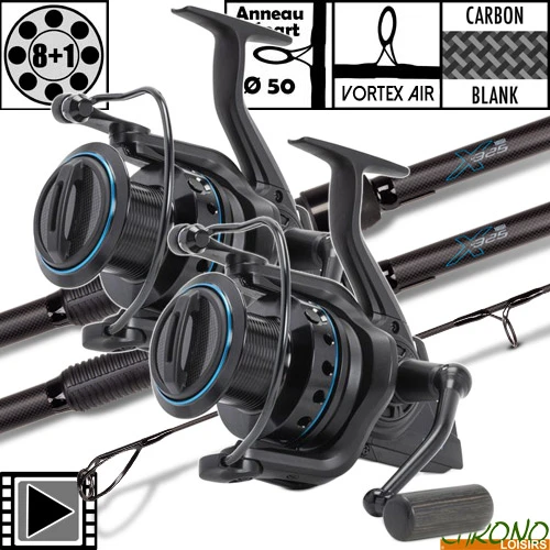 Ensemble Nash X325 50mm 12' 3.25lbs LR8000 (les 2) 3 Ensemble Nash X325 50mm 12' 3.25lbs LR8000 (les 2)