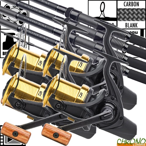 Ensemble Daiwa New Emblem Carp 50mm 12' 3.5lbs 45 SCW Gold (les 4) 3 Ensemble Daiwa New Emblem Carp 50mm 12' 3.5lbs 45 SCW Gold (les 4)
