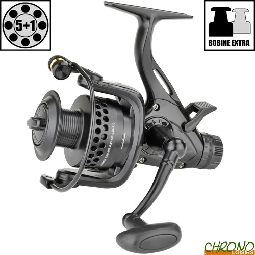 Moulinet Carp Zoom Débrayable Black Ghost 6000 BBC 3 Moulinet Carp Zoom Débrayable Black Ghost 6000 BBC