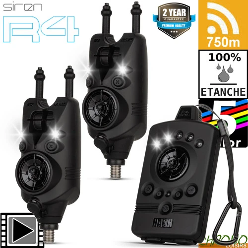 Coffret Nash Centrale 2 Détecteurs Siren R4 3 Coffret Nash Centrale 2 Détecteurs Siren R4