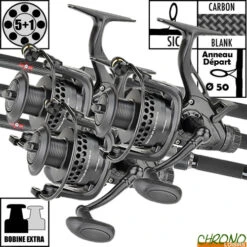 Ensemble Carp Zoom Mesh Pro 12' 3.5lbs Ghost 6000 BBC (les 3)