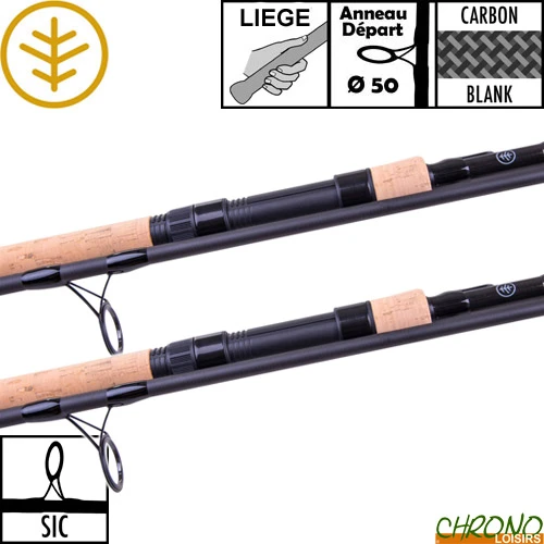 Canne Wychwood Riot 50mm 12' 3.25lbs Full Slim Cork (les 2) 3 Canne Wychwood Riot 50mm 12' 3.25lbs Full Slim Cork (les 2)