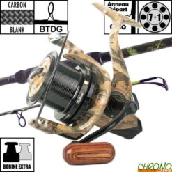 Ensemble Carp Design Slim Fighter Evo Camo 12' 3.5lbs GK9000