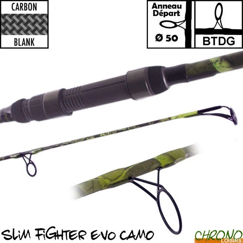 Canne Carp Design Slim Fighter Evo Camo 50mm 12' 3.5lbs 3 Canne Carp Design Slim Fighter Evo Camo 50mm 12' 3.5lbs