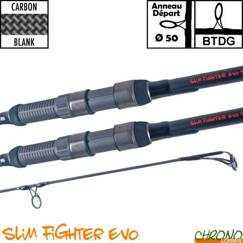 Canne Carp Design Slim Fighter Evo 50mm 13' 3.5lbs (les 2) 3 Canne Carp Design Slim Fighter Evo 50mm 13' 3.5lbs (les 2)