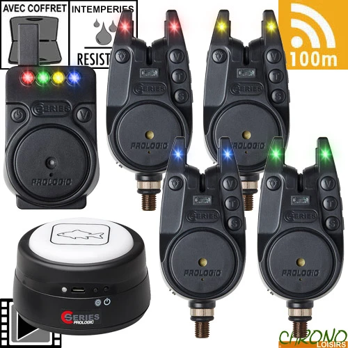Coffret Prologic Centrale 4 Détecteurs C-Series + Lampe 3 Coffret Prologic Centrale 4 Détecteurs C-Series + Lampe