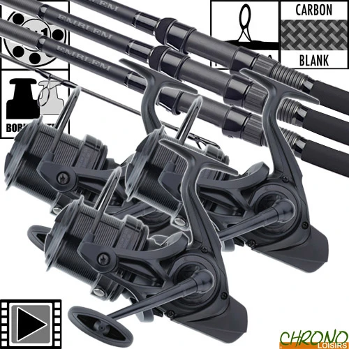 Ensemble Daiwa New Emblem Carp 10' 3.5lbs 35 SCW (les 3) 3 Ensemble Daiwa New Emblem Carp 10' 3.5lbs 35 SCW (les 3)