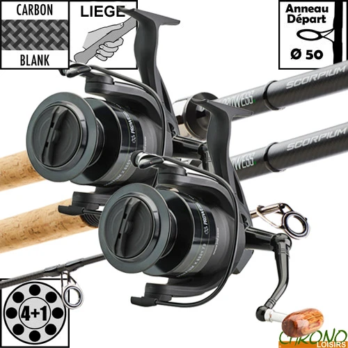 Ensemble Prowess Scorpium Full Cork 50mm 12' 3lbs X 8004 (les 2) 3 Ensemble Prowess Scorpium Full Cork 50mm 12' 3lbs X 8004 (les 2)