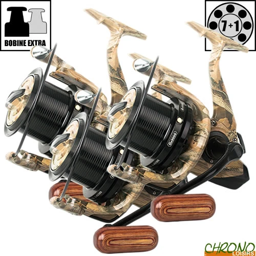 Moulinet Carp Design GK9000 Camou (les 3) 3 Moulinet Carp Design GK9000 Camou (les 3)