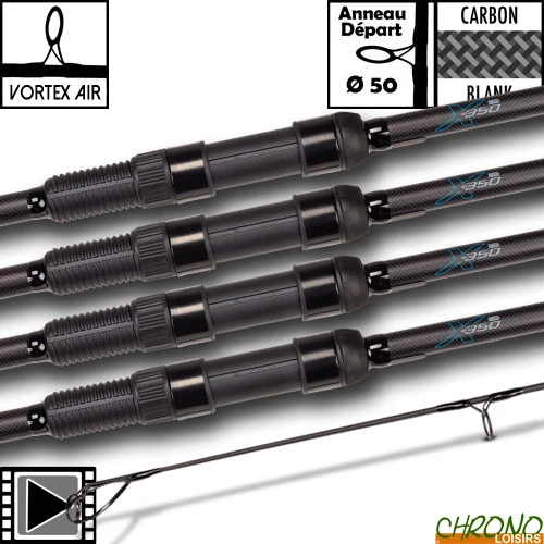 Canne Nash X350 50mm 13' 3.5lbs (les 4) 3 Canne Nash X350 50mm 13' 3.5lbs (les 4)