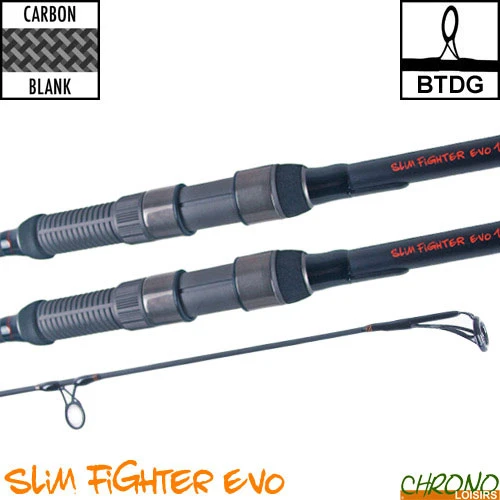 Canne Carp Design Slim Fighter Evo 10' 3.5lbs (les 2) 2 Canne Carp Design Slim Fighter Evo 10' 3.5lbs (les 2)