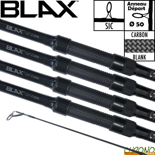 Canne Carp Spirit Blax 50mm 13' 3.5lbs (les 4) 3 Canne Carp Spirit Blax 50mm 13' 3.5lbs (les 4)