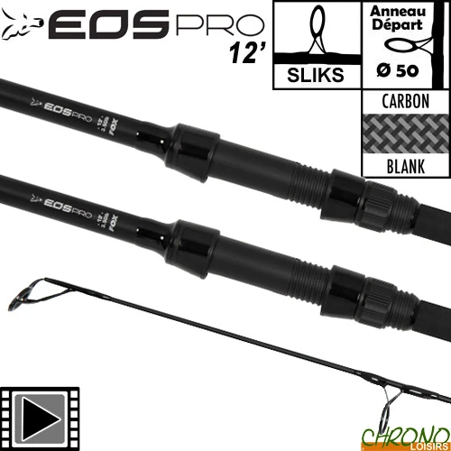Canne Fox EOS Pro 50mm 12' 3lbs (les 2) 3 Canne Fox EOS Pro 50mm 12' 3lbs (les 2)