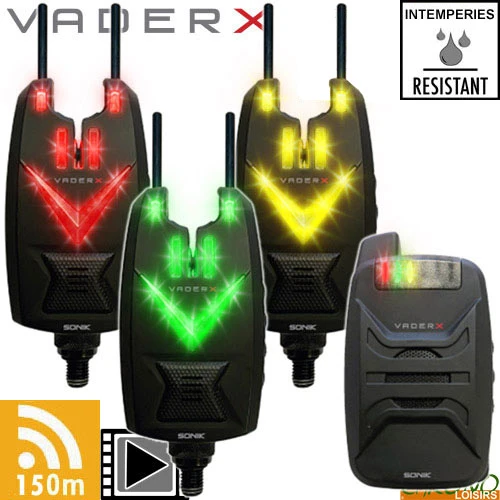 Coffret Sonik Centrale 3 Détecteurs VaderX 3 Coffret Sonik Centrale 3 Détecteurs VaderX