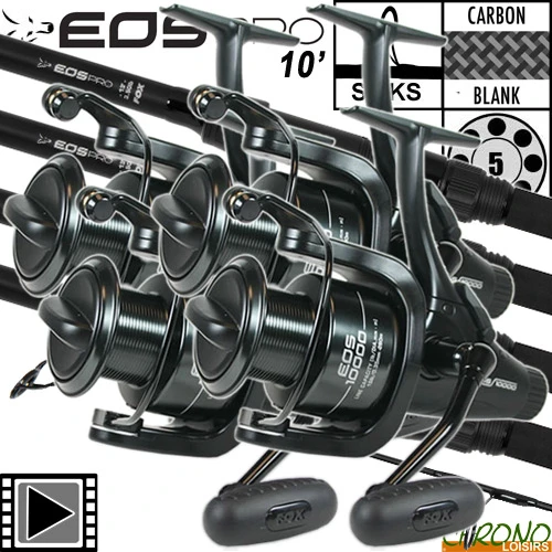 Ensemble Fox EOS Pro 10' 3.5lbs EOS 10000 (les 4) 3 Ensemble Fox EOS Pro 10' 3.5lbs EOS 10000 (les 4)