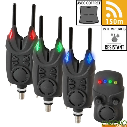 Coffret Extra Carp Centrale 3 Détecteurs EXC Elite 3 3 Coffret Extra Carp Centrale 3 Détecteurs EXC Elite 3