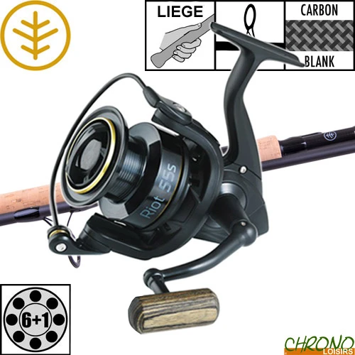 Ensemble Wychwood Riot 10' Full Slim Cork 55S 3 Ensemble Wychwood Riot 10' Full Slim Cork 55S