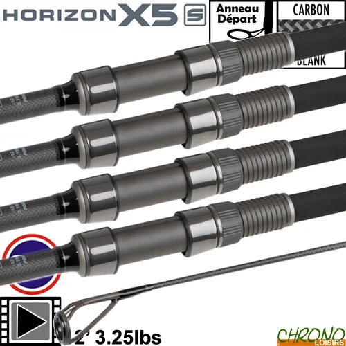 Canne Fox Horizon X5 S 12' 3.25lbs Full Shrink (les 4) 3 Canne Fox Horizon X5 S 12' 3.25lbs Full Shrink (les 4)