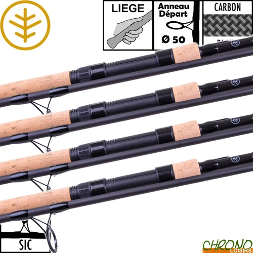 Canne Wychwood Riot 50mm 12' 3.25lbs Full Slim Cork (les 4) 3 Canne Wychwood Riot 50mm 12' 3.25lbs Full Slim Cork (les 4)