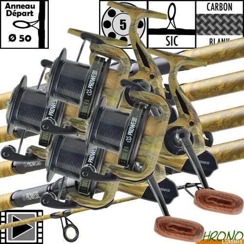 Ensemble Prowess Nightfall Camou 50mm 12' 3.5lbs 7005 FD (les 4) 3 Ensemble Prowess Nightfall Camou 50mm 12' 3.5lbs 7005 FD (les 4)