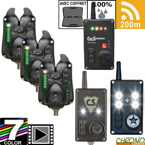 Kit Carpsounder 3D Roc XRS-ACC Black Neon + Campsecure + Campstar 3 Kit Carpsounder 3D Roc XRS-ACC Black Neon + Campsecure + Campstar