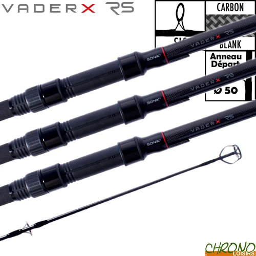 Canne Sonik VaderX RS 50mm 12' 3.5lbs (les 3) 3 Canne Sonik VaderX RS 50mm 12' 3.5lbs (les 3)