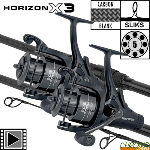 Ensemble Fox Horizon X3 10' 3lbs EOS 7000 (les 2) 3 Ensemble Fox Horizon X3 10' 3lbs EOS 7000 (les 2)