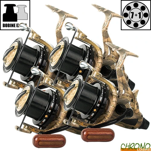 Moulinet Carp Design Débrayable GFR9000 Camou (les 4) 3 Moulinet Carp Design Débrayable GFR9000 Camou (les 4)