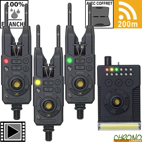 Coffret Prologic Centrale + 3 Détecteurs Fulcrum RMX-Pro 3 Coffret Prologic Centrale + 3 Détecteurs Fulcrum RMX-Pro