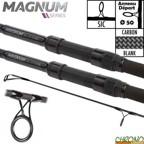 Canne Carp Spirit Magnum X1 50mm 13' 3.5lbs (les 2) 3 Canne Carp Spirit Magnum X1 50mm 13' 3.5lbs (les 2)