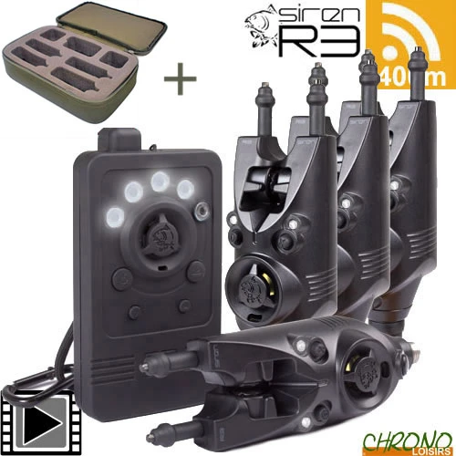 Coffret Nash Centrale Siren R3 + 4 Détecteurs R3 Clear 3 Coffret Nash Centrale Siren R3 + 4 Détecteurs R3 Clear