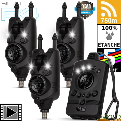 Coffret Nash Centrale 3 Détecteurs Siren R4 3 Coffret Nash Centrale 3 Détecteurs Siren R4