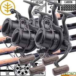 Ensemble Wychwood Riot 12' Full Slim Cork 75S (les 4)