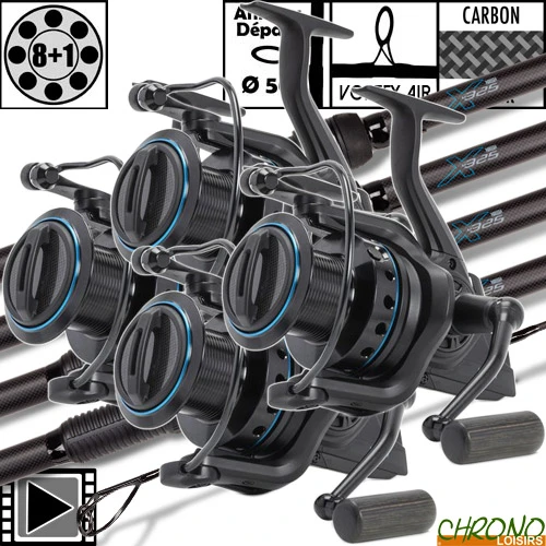 Ensemble Nash X325 50mm 12' 3.25lbs LR8000 (les 4) 3 Ensemble Nash X325 50mm 12' 3.25lbs LR8000 (les 4)