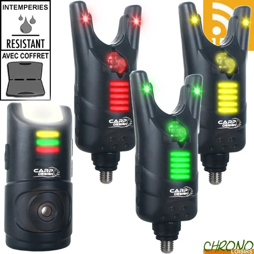 Coffret Carp Design Centrale 3 Détecteurs D-Version 3 Coffret Carp Design Centrale 3 Détecteurs D-Version